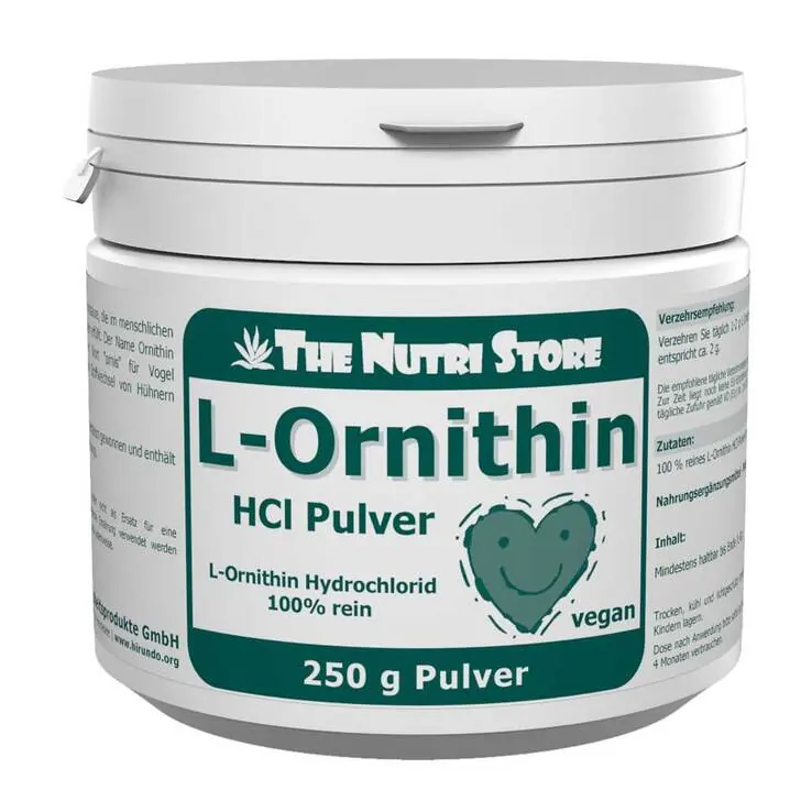 L-Ornithin HCL rein Pulver, 250 g