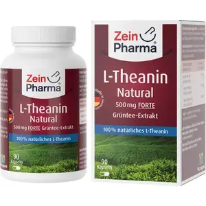 L-THEANINNaturalForte500mgKapselnZeinPharma90Stück