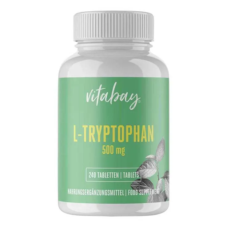 L-Tryptophan 500 mg Aminosäure vegan Tabletten, 240 St