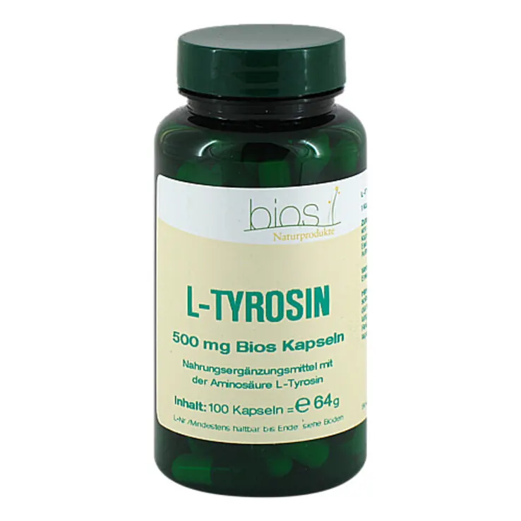 L-Tyrosin 500 mg Bios Kapseln, 100 St