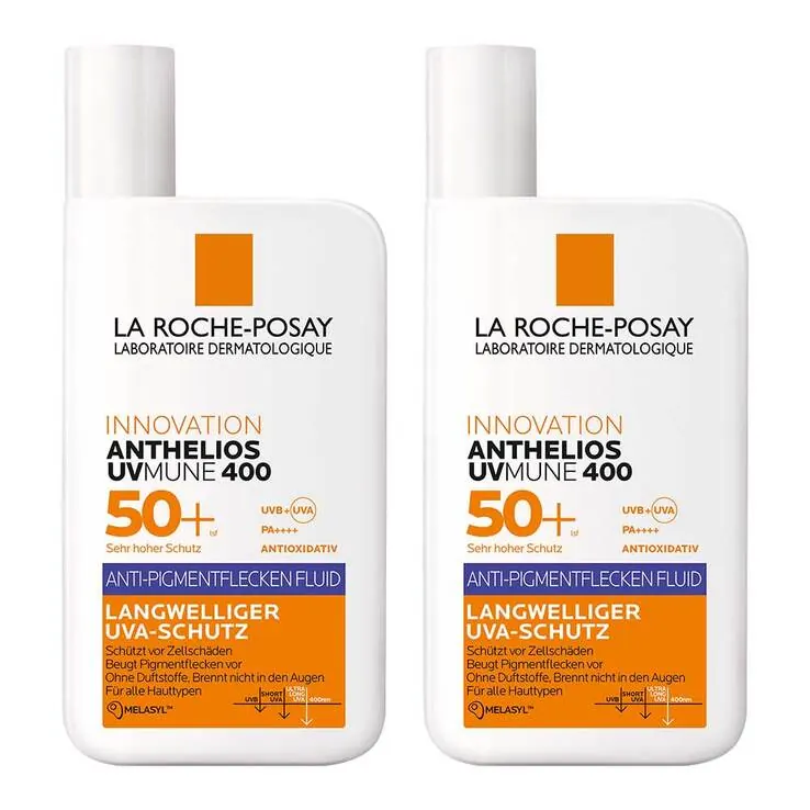 La Roche-Posay Anthelios Anti-Pigment Fluid UVMune LSF 50 +, 2x50 ml