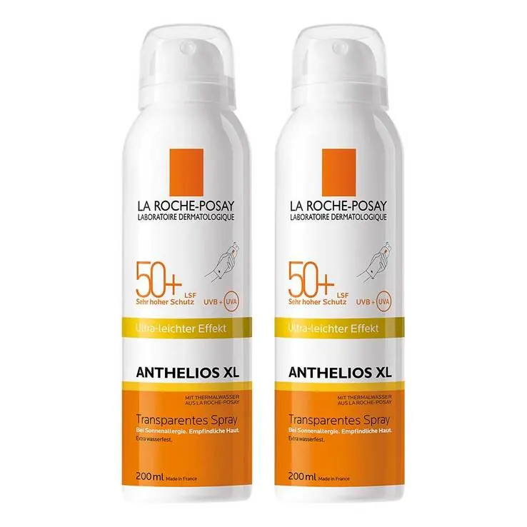 La Roche-Posay Anthelios XL LSF 50 + transparent Spray, 2x200 ml