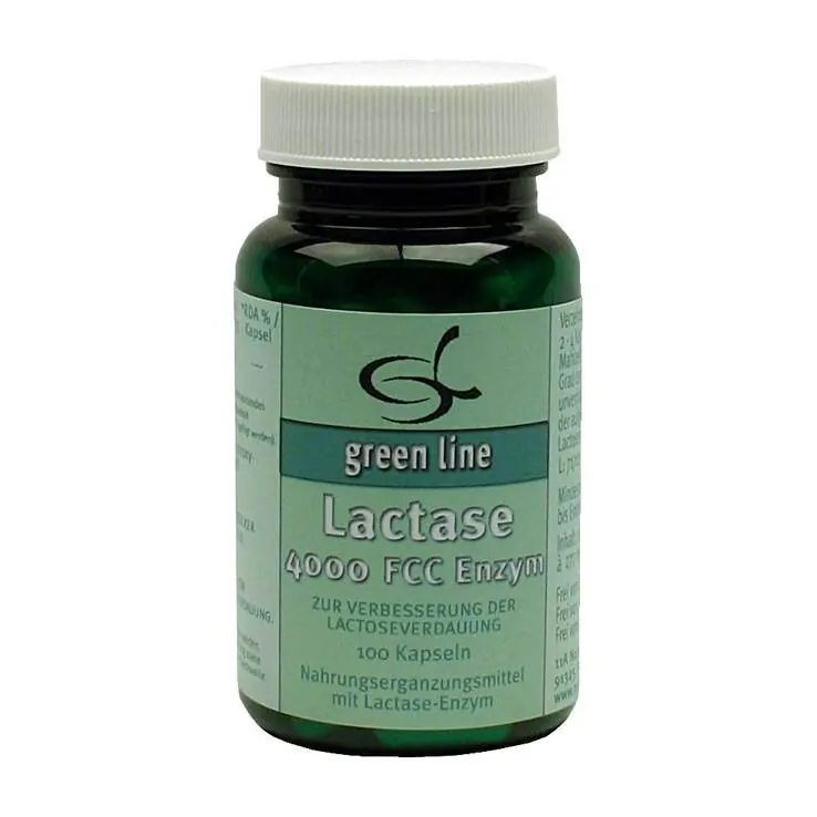 Lactase 4000 FCC Enzym Kapseln, 100 St