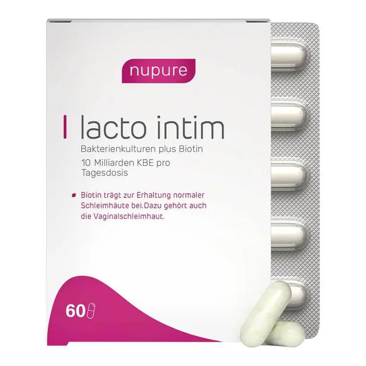 Lacto Intim Milchsäurebakterien + Biotin, 60 St