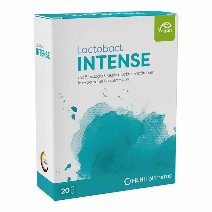 Lactobact Intense magensaftresistente Kapseln, 20 St