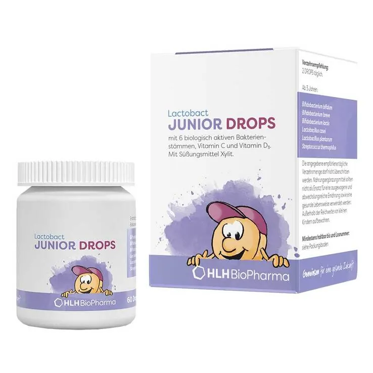 Lactobact Junior Drops Lutschtabletten, 60 St
