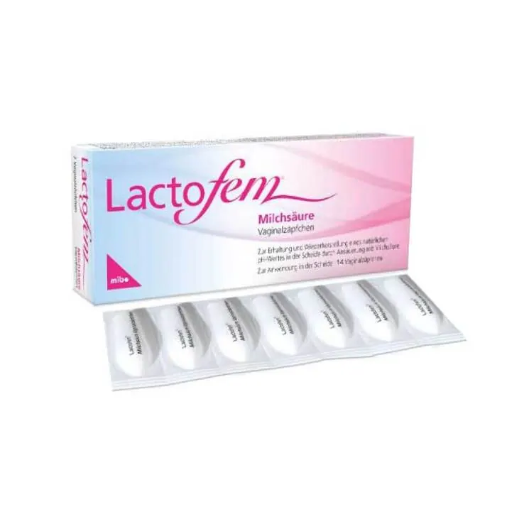 Lactofem Milchsäure Vaginalzäpfchen, 14 St