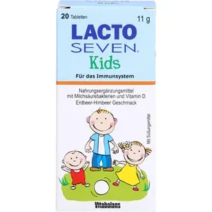LACTOSEVENKidsErdbeer-Himbeer-GeschmackTabl.20Stück