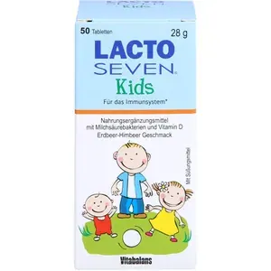 LACTOSEVENKidsErdbeer-Himbeer-GeschmackTabl.50Stück