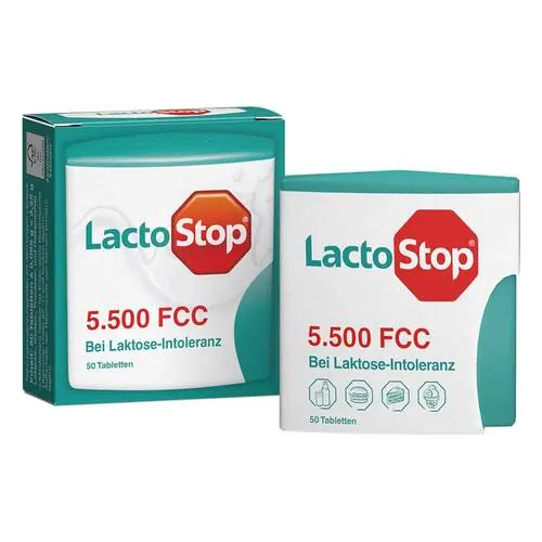 Lactostop 5.500 Fcc Tabletten Klickspender, 50 St