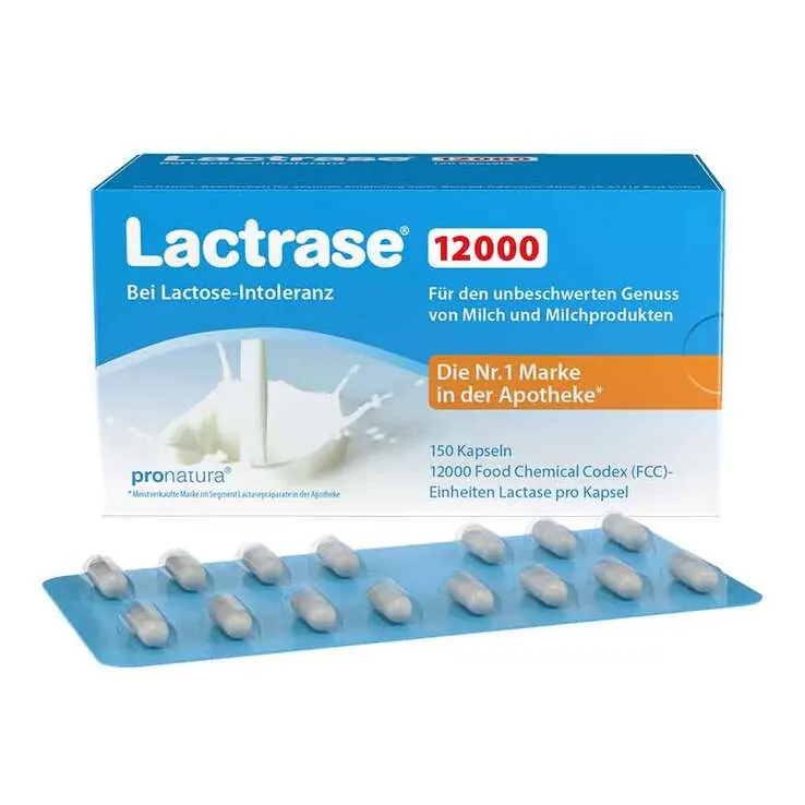 Lactrase 12.000 Fcc Kapseln, 150 St