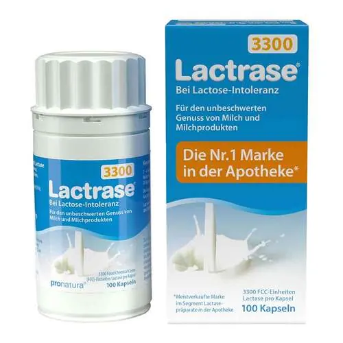 Lactrase 3.300 Fcc Kapseln, 100 St