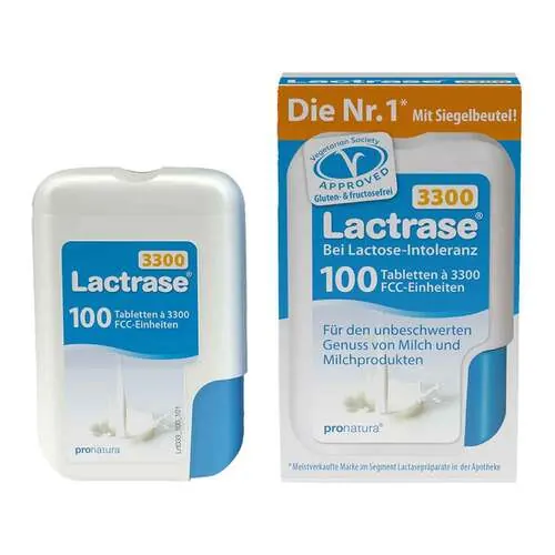 Lactrase 3.300 Fcc Tabletten im Klickspender, 100 St