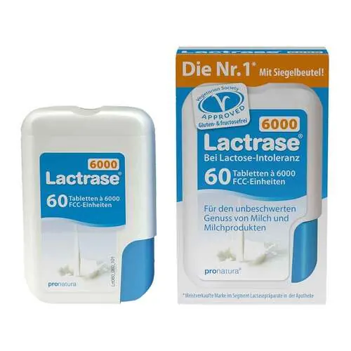 Lactrase 6.000 Fcc Tabletten im Klickspender, 60 St