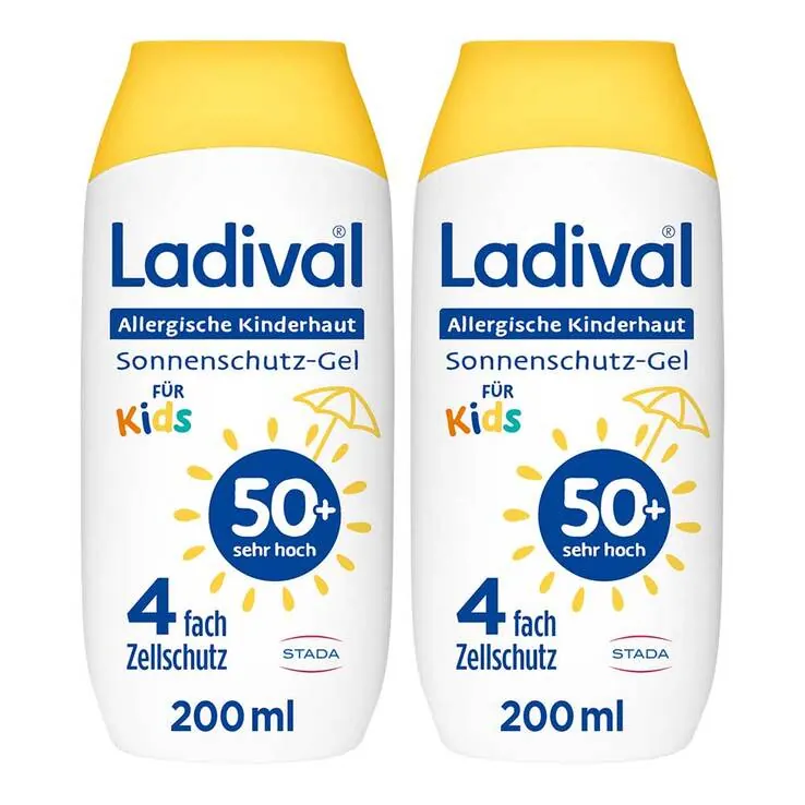 Ladival allergische Kinderhaut Gel LSF 50 + , 2x200 ml