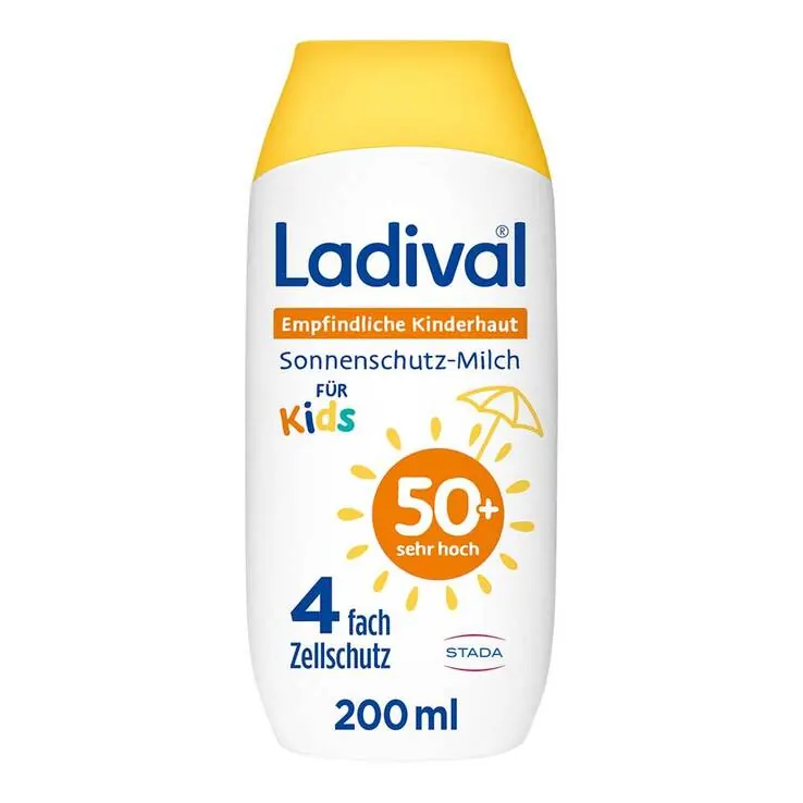 Ladival empfindliche Kinderhaut Milch LSF 50 + , 200 ml