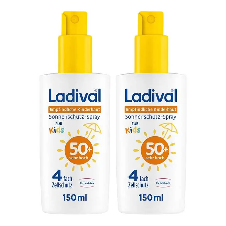 Ladival empfindliche Kinderhaut Spray LSF 50 + , 2x150 ml