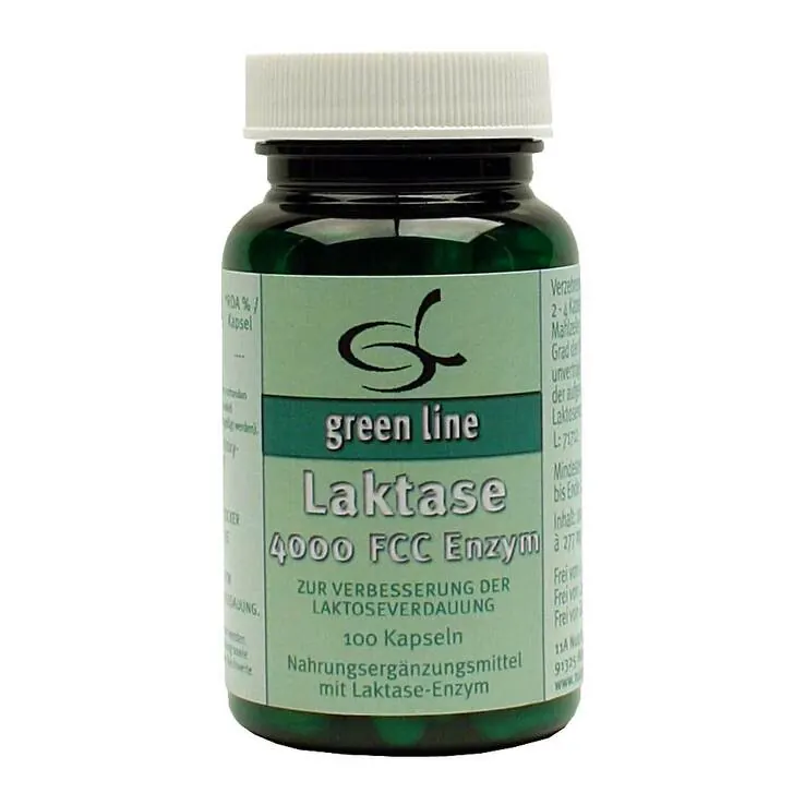Laktase 4000 FCC Enzym Kapseln, 100 St