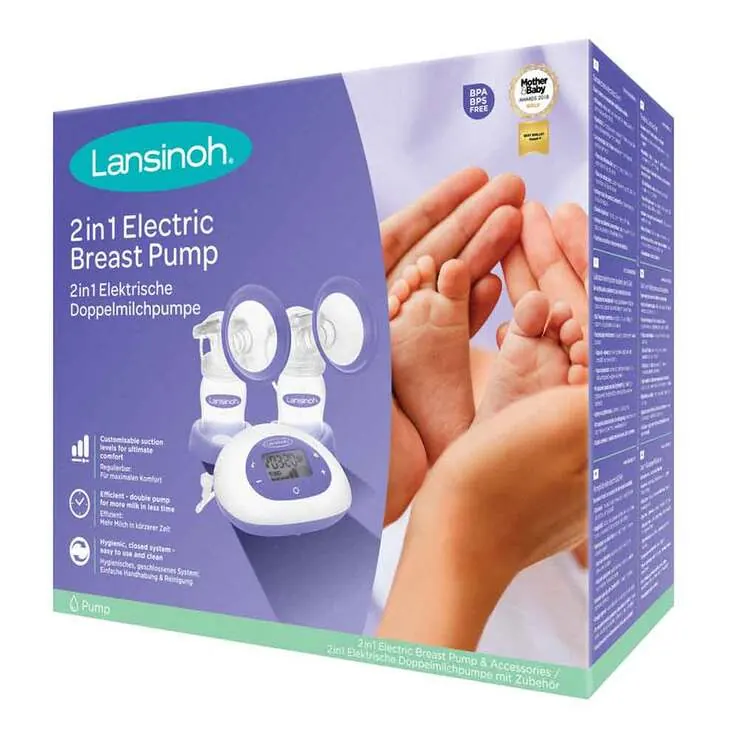 Lansinoh 2in1 elektrische Milchpumpe, 1 St