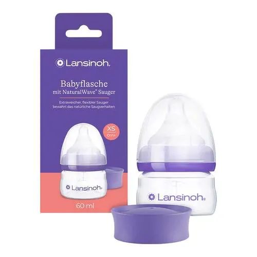 Lansinoh Babyflasche & Naturalwave Sauger XS 60 ml, 1 St