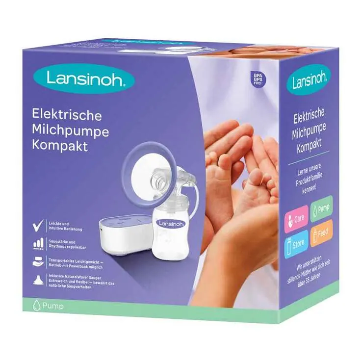 Lansinoh elektrische Milchpumpe Kompakt, 1 St