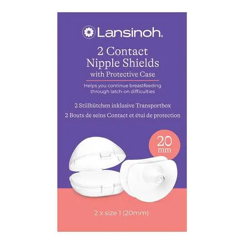LANSINOH Stillhütchen 20 mm, 2 St