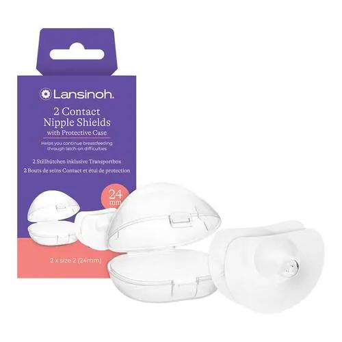 LANSINOH Stillhütchen 24 mm, 2 St