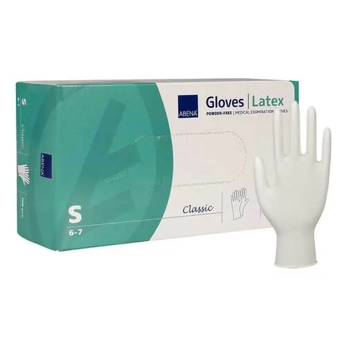 Latex-Handschuhe Classic unsteril puderfrei S natur, 100 St