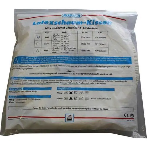 Latex Schaumkissen rund 42 cm, 1 St