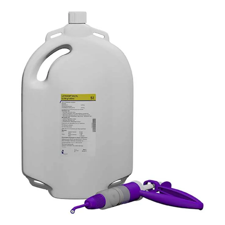 Latroxin Delta Suspension zum Übergießen für Rinder und Schafe, 5 l
