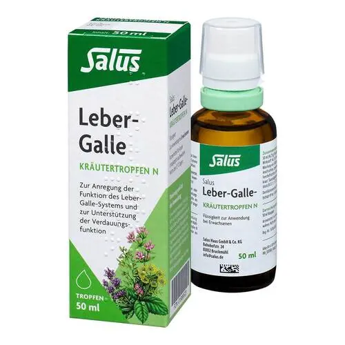 Leber Galle Kräutertropfen N Salus, 50 ml