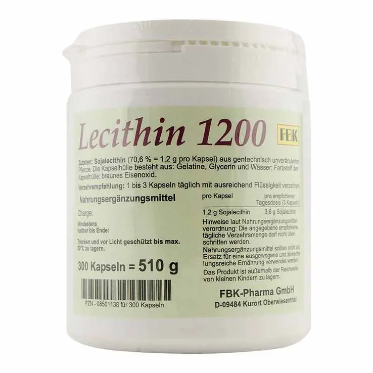 Lecithin 1200 Kapseln, 300 St