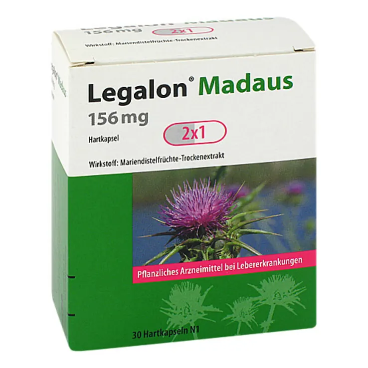 Legalon Madaus 156 mg Hartkapseln, 30 St