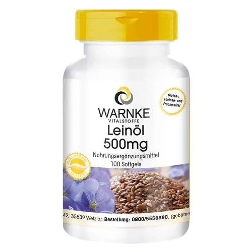 Leinöl 500 mg Kapseln, 100 St