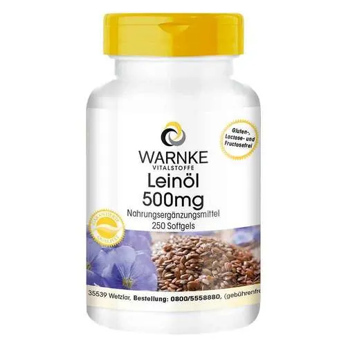 Leinöl 500 mg Kapseln, 250 St