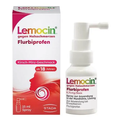 Lemocin Flurbiprofen 8,75mg / Dosis Spray Anw.Mundhö, 15 ml