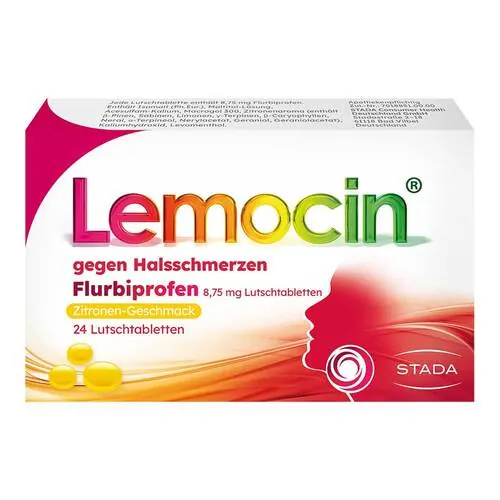 Lemocin gegen Halsschm.Flurbiprofen 8,75 mg Lut., 24 St
