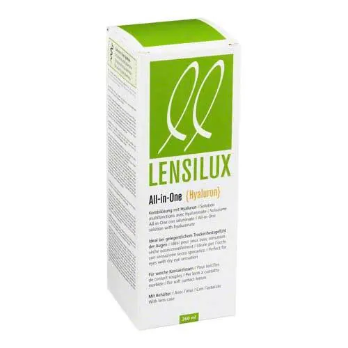 Lensilux All-in-One Lösung Hyaluron + Beh.für w.Kont.L., 360 ml