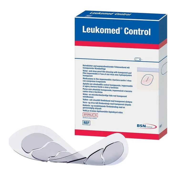 Leukomed Control Folienverband 8x15 cm, 10 St