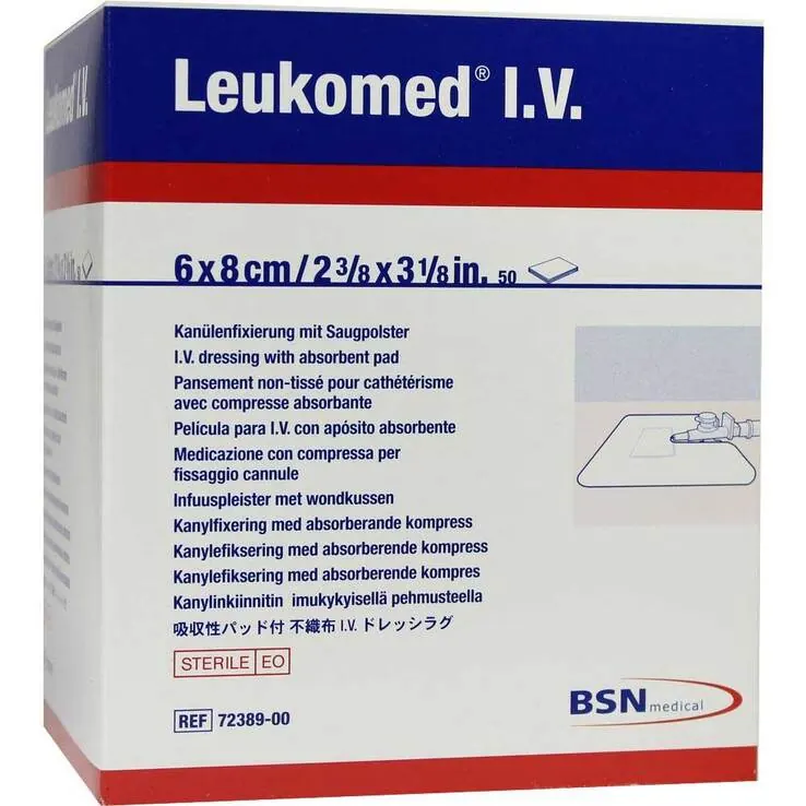 Leukomed I.V. Pflaster, 50 St