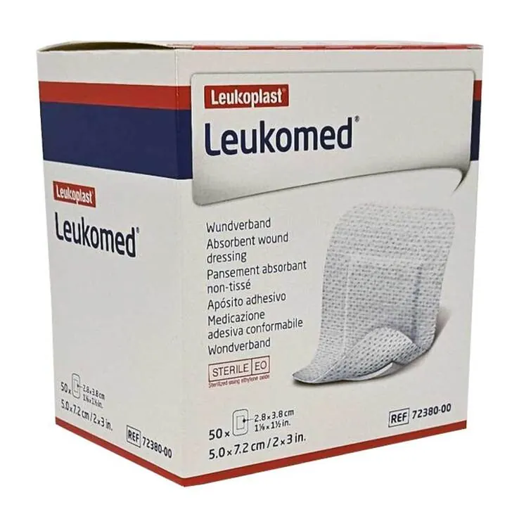 LEUKOMED sterile Pflaster 5x7,2 cm, 50 St