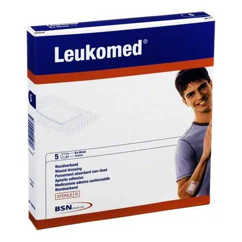 Leukomed sterile Pflaster 8x10 cm, 5 St