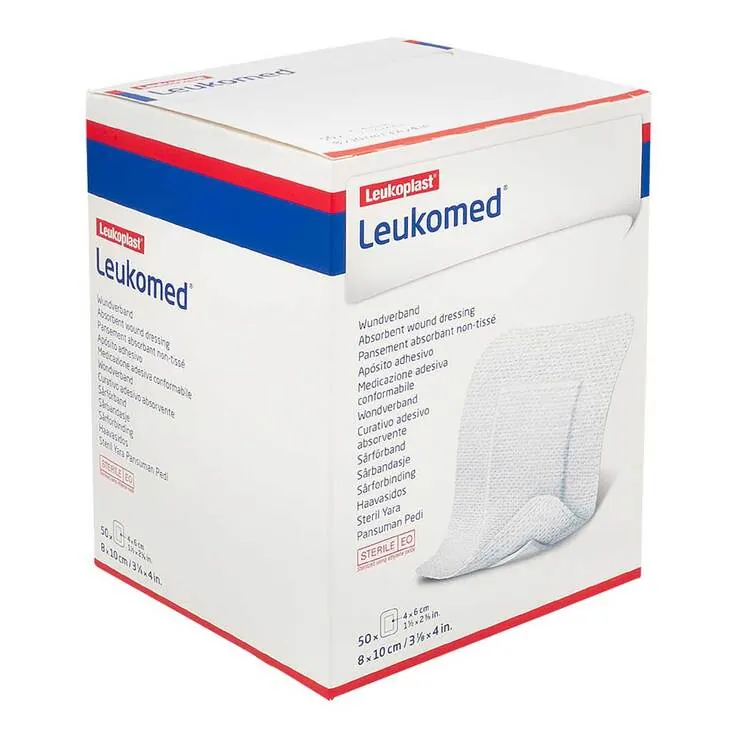 Leukomed sterile Pflaster 8x10 cm, 50 St