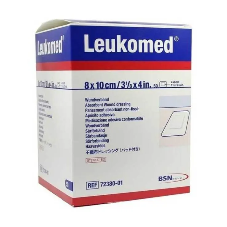 Leukomed sterile Pflaster 8x10cm, 50 St