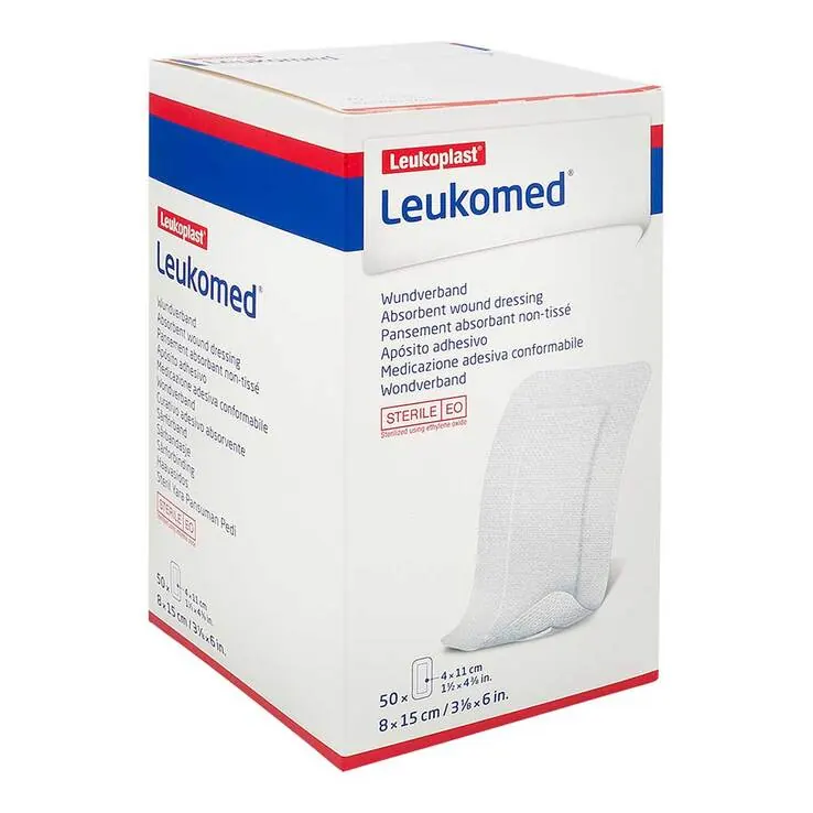 Leukomed sterile Pflaster 8x15 cm, 50 St