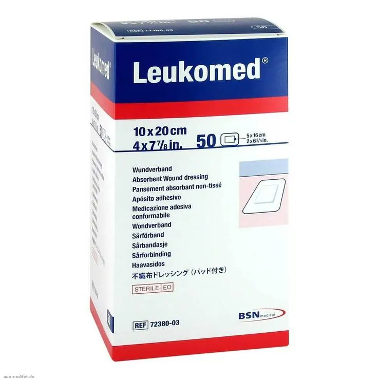 Leukomed® steriler Wundverband 20 cm x 10 cm, 50 St