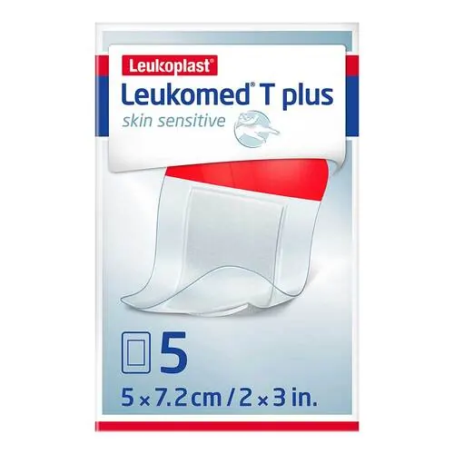 Leukomed T plus skin sensitive steril 5x7,2 cm, 5 St
