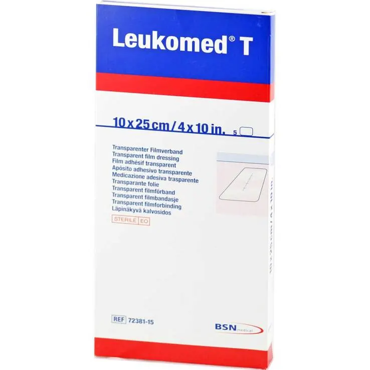 Leukomed T sterile Pflaster 10x25 cm, 5 St