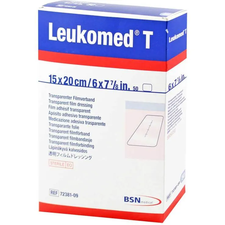 Leukomed transp. sterile Pflaster 15x20 cm, 50 St