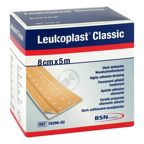 LEUKOPLAST Classic Pflaster 8 cmx5 m Rolle, 1 St